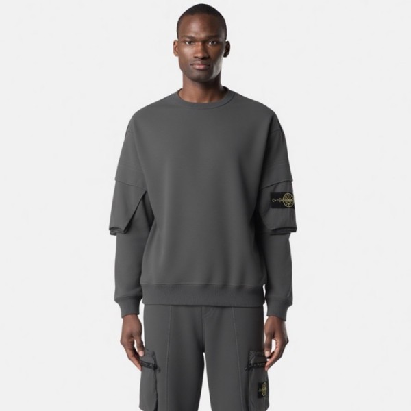 ✨스톤아일랜드 남성 라운드 맨투맨 - Stone Island Mens Round Tshirt - stc8368x