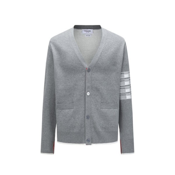 ✨톰브라운 여성 브이넥 가디건 - Thom Browne Womens V-neck Cardigan - thc8392x