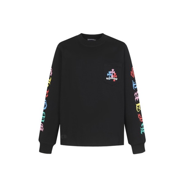 ✨크롬하츠 남성 라운드 긴팔티 - Chrome Hearts Mens Round Tshirt - chc8409x
