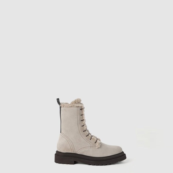 ✨브루넬로쿠치넬리 여성 루프 스웨이드 부츠 - Brunello Cucinelli Womens Suede Boots With Loop Detail - brs8153x