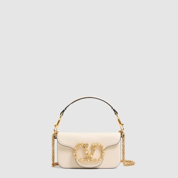 ✨발렌티노 여성 가라바니 로코 주얼 로고 스몰 숄더 백 - Valentino Womens Garavani Rocco Jewel Logo Small Shoulder Bag - vab9927x