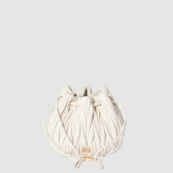 ✨미우미우 여성 마테라쎄 나파 가죽 파우치 - Miumiu Womens Matelasse Nappa Leather Pouch - mib10130x