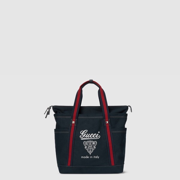 ✨구찌 남성 프린트 캔버스 라지 토트백 - Gucci Mens Printed Canvas Large Tote Bag - gub10178x