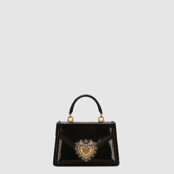 ✨돌체앤가바나 여성 파이톤 스킨 스몰 디보션 백 - Dolce&Gabbana Womens Python Skin Small Devotion Bag - dob10288x