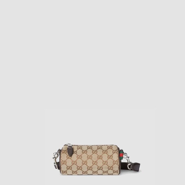 ✨구찌 남성 GG 캔버스 미니 실린더 백 - Gucci Mens GG Canvas Mini Cylinder Bag - gub10646x