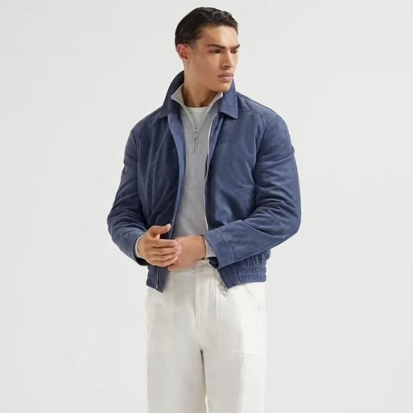 ✨브루넬로쿠치넬리 남성 폴로 재킷 - Brunello Cucinelli Mens Polo Jacket - brc8633x