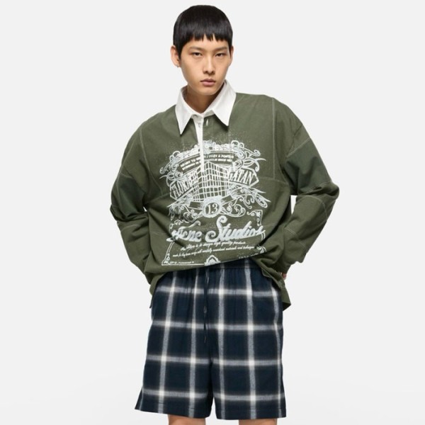 ✨아크네 남성 폴로 긴팔티 - Acne Mens Polo Tshirt - anc8643x