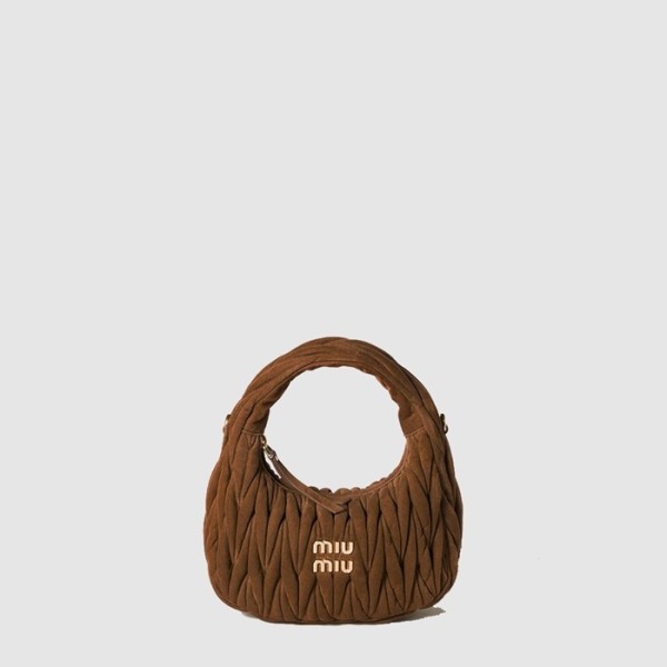 ✨미우미우 여성 완더 마테라쎄 호보 백 - Miumiu Womens Wander Matelasse Hobo Bag - mib11192x