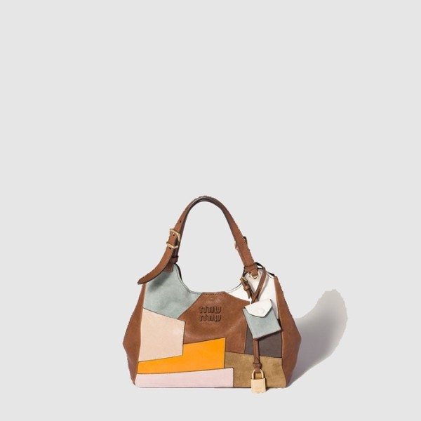 ✨미우미우 여성 패치워크 가죽 핸드백 - Miumiu Womens Patchwork Leather Handbag - mib11193x