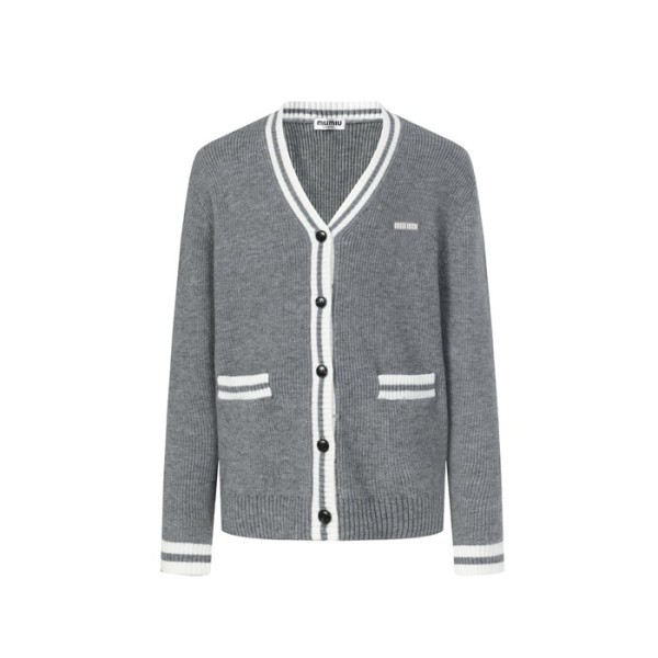 ✨미우미우 남성 브이넥 가디건 - Miumiu Mens V-neck Cardigan - mic8754x