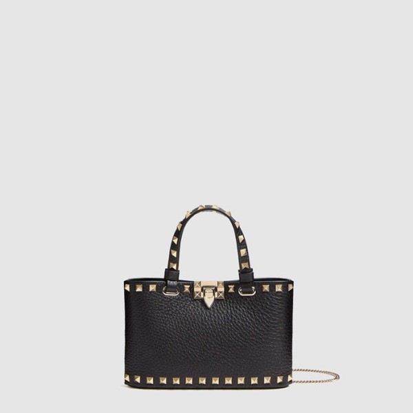 ✨발렌티노 여성 락스터드 그레이니 미니 쇼퍼 백 - Valentino Womens Rockstud Grainy Mini Shopper Bag - vab11298x