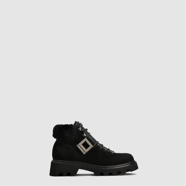✨로저비비에 여성 비브 레인저스 트럭 부티 - Roger Vivier Womens Viv Rangers Truck Booties - vis8586x