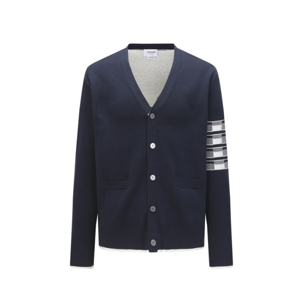✨톰브라운 여성 브이넥 가디건 - Thom Browne Womens V-neck Cardigan - thc9032x