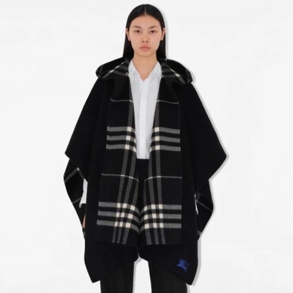 ✨버버리 여성 리버시블 체크 케이프 - Burberry Womens Reversible Check Cape - acc5990x