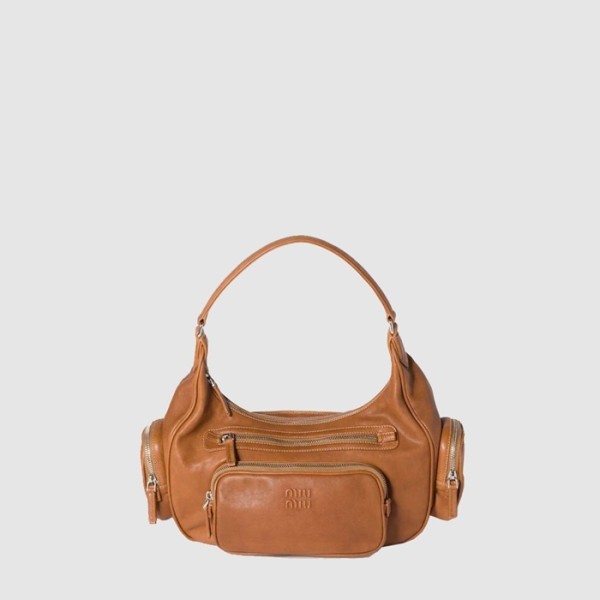 ✨미우미우 여성 나파 가죽 포켓 백 - Miumiu Womens Nappa Leather Pocket Bag - mib11628x