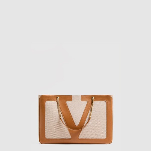✨발렌티노 여성 가라바니 비바 슈퍼스타 캔버스 라지 쇼퍼 백 - Valentino Womens Garavani Viva Superstar Canvas Large Shopper Bag - vab11776x