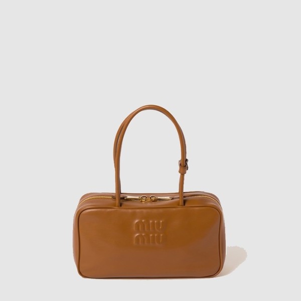 ✨미우미우 여성 보 가죽 탑 핸들 백 - Miumiu Womens top handle bag - mib12008x