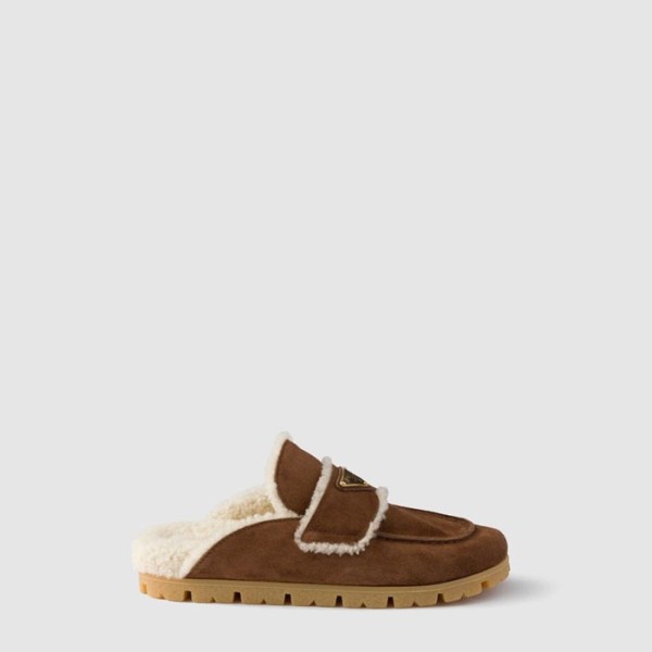 ✨프라다 여성 시어링 뮬 - Prada Womens Shearling Mule - prs8715x