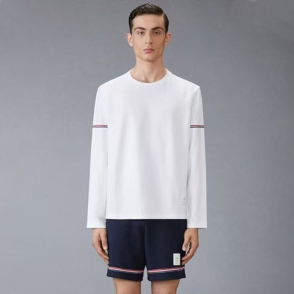 ✨톰브라운 남성 라운드 긴팔티 - Thom Browne Mens Round Tshirts - thc9760x