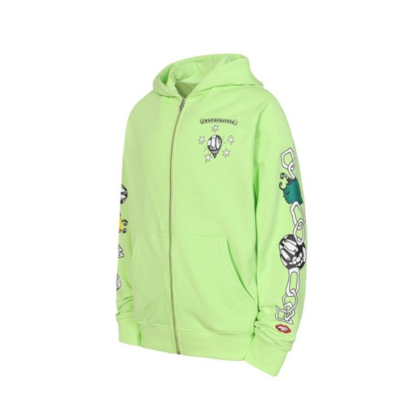 ✨크롬하츠 남성 집업 후디 - Chrom hearts Mens Zip-up Hooded - chc12143x