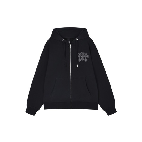 ✨크롬하츠 남성 집업 후디 - Chrom hearts Mens Zip-up Hooded - chc12193x