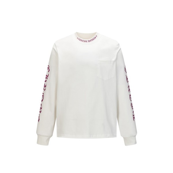 ✨크롬하츠 남성 라운드 긴팔티 - Chrome Hearts Mens Round Tshirt - chc12203x