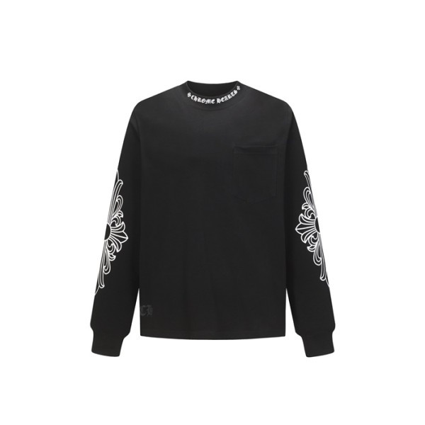 ✨크롬하츠 남성 라운드 긴팔티 - Chrome Hearts Mens Round Tshirt - chc12210x