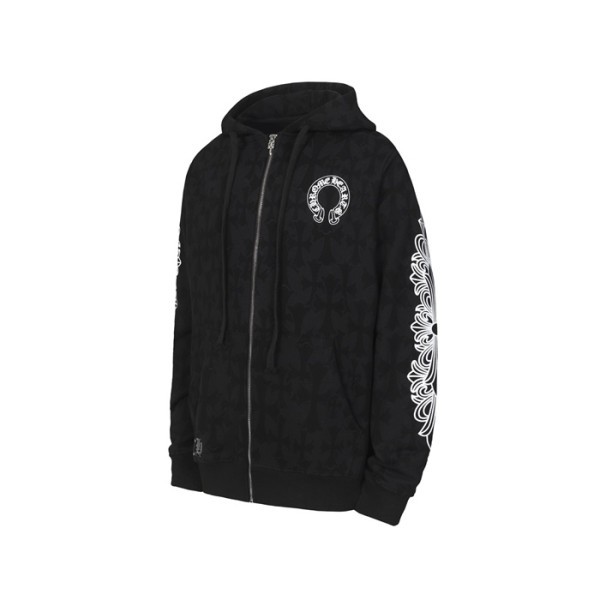 ✨크롬하츠 남성 집업 후디 - Chrom hearts Mens Zip-up Hooded - chc12197x