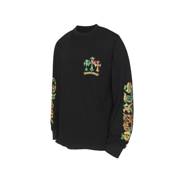 ✨크롬하츠 남성 라운드 긴팔티 - Chrome Hearts Mens Round Tshirt - chc12213x