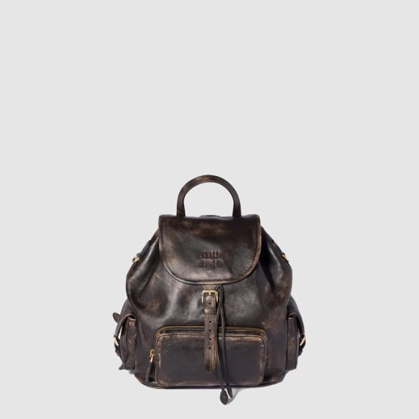 ✨미우미우 여성 가죽 백팩 - MiuMiu Womens Leather Backpack - mib12164x