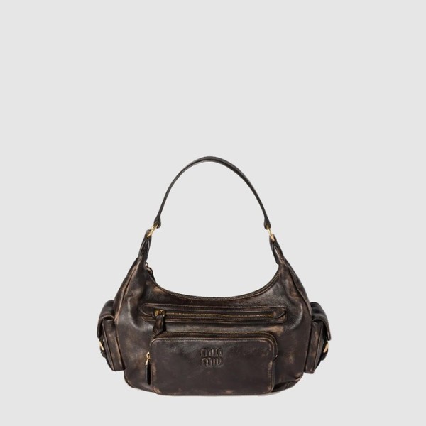 ✨미우미우 여성 나파 가죽 포켓 백 - Miumiu Womens Nappa Leather Pocket Bag - mib12143x