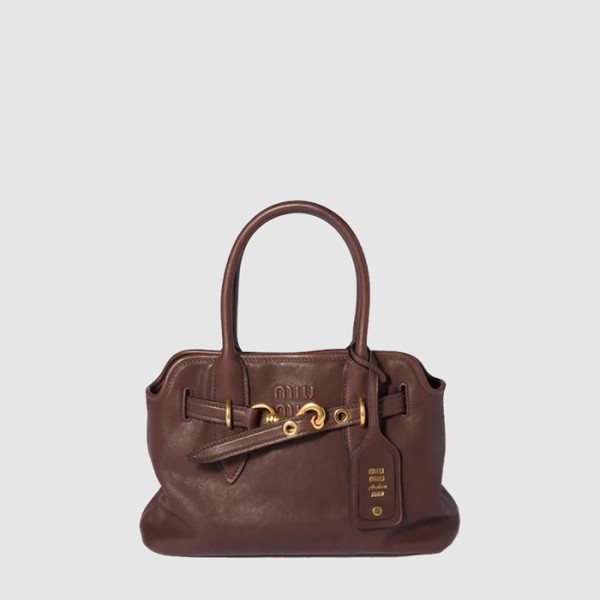 ✨미우미우 여성 아방뛰르 나파 가죽 백 - Miumiu Womens Avanture Nappa Leather Bag - mib12145x