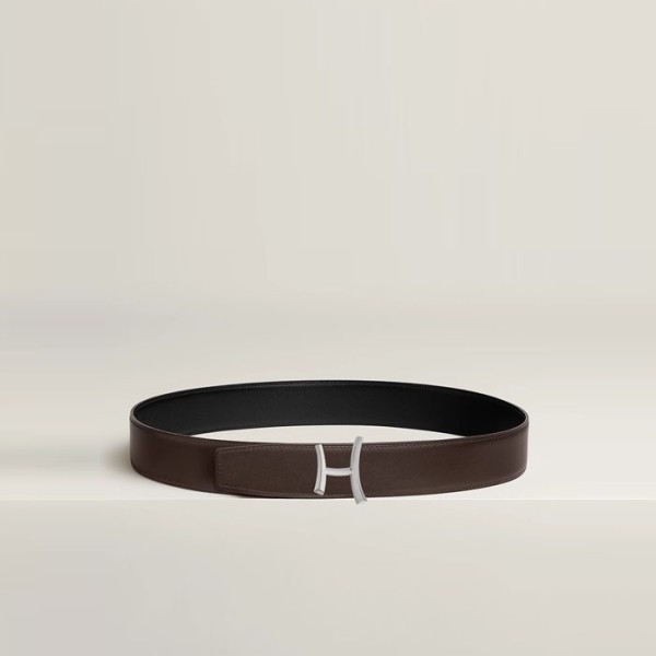 ✨에르메스 남성 S Script 버클 리버서블 벨트 - Hermes Mens S Script Buckle Reversible Belt - bel423x