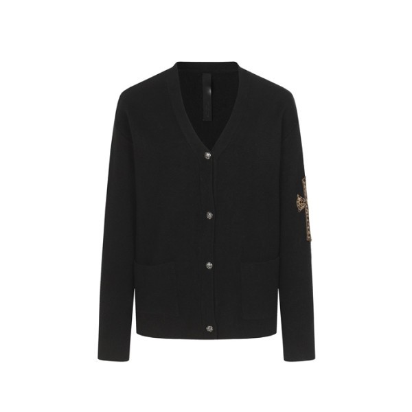 ✨크롬하츠 남성 브이넥 가디건 - Chrom hearts Mens V-neck Cardigan - chc12330x