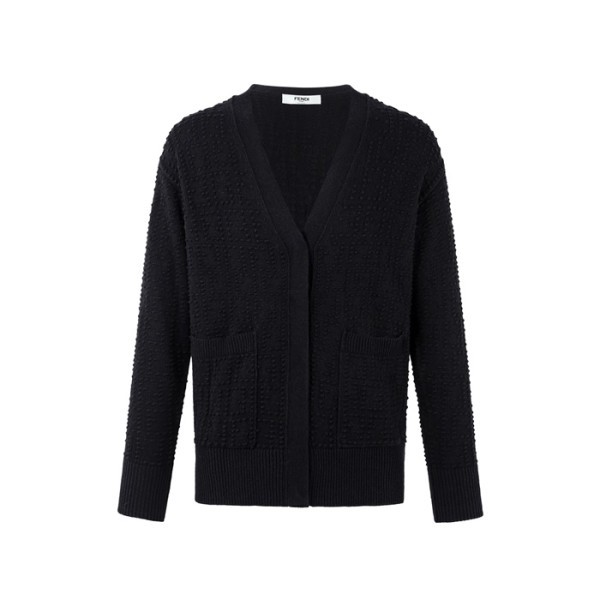 ✨펜디 남성 브이넥 가디건 - Fendi Mens V-neck Cardigan - fec12456x