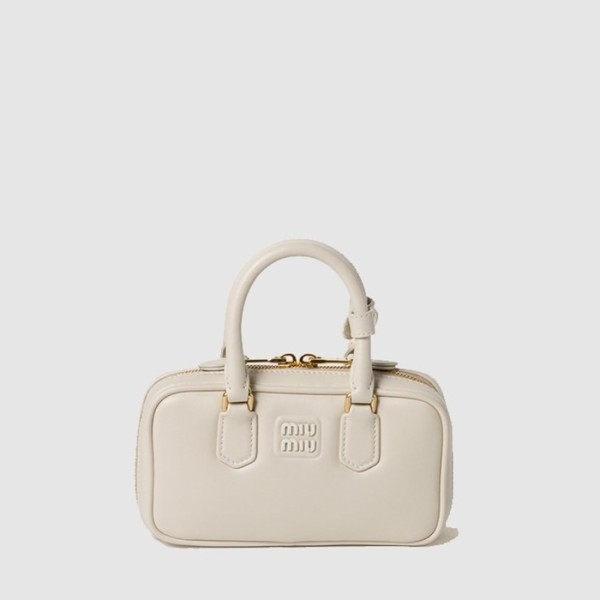 ✨미우미우 여성 아르카디 가죽 미니 백 - Miumiu Womens Arcadi Leather Mini Bag - mib12645x