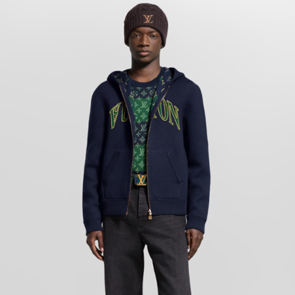 ✨루이비통 남성 모노그램 리버서블 후드티 - Louis vuitton Mens Monogram Reversible Hooded - lvc12555x