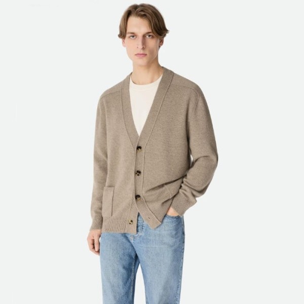 ✨보테가 베네타 남성 브이넥 가디건 - Bottega veneta Mens V-neck Cardigan - bvc12619x