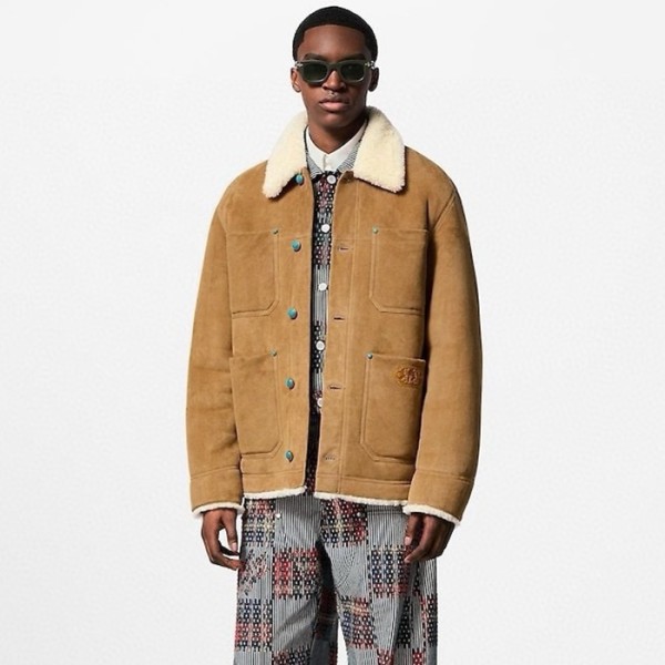 ✨루이비통 남성 가죽 자켓 - Louis vuitton Mens Leather Jacket - lvc12651x