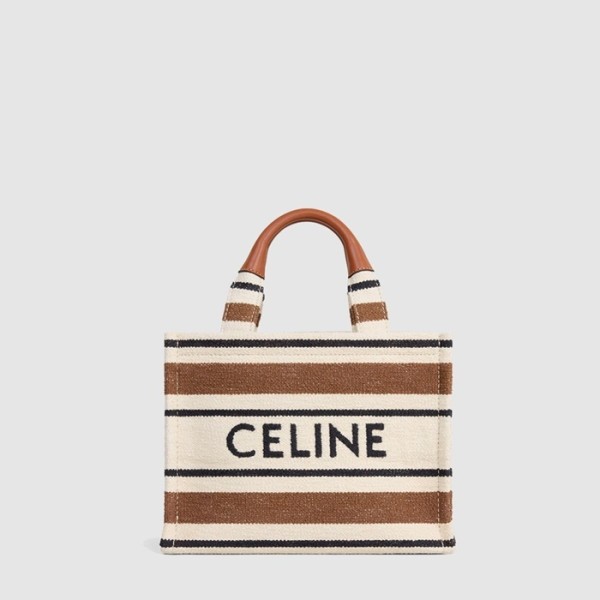 ✨셀린느 여성 카바스 자카드 스트라이프 텍스타일 - Celine Womens Cabas Jacquard Stripe Textile - ceb13007x