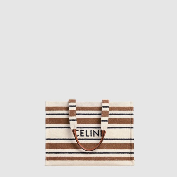 ✨셀린느 여성 라지 타이스 카바스 스트라이프 - Celine Womens Cabas Jacquard Stripe Textile - ceb13010x