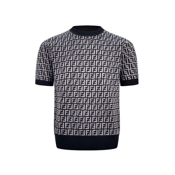 ✨펜디 남성 라운드 반팔 티셔츠 - Fendi Mens Round Tshirt - fec12847x