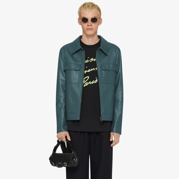 ✨지방시 남성 가죽 자켓 - Givenchy Mens Leather Jacket - gic12855x