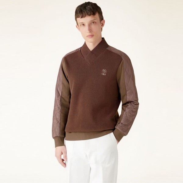 ✨로로피아나 남성 브이넥 스웨터 - Loro Piana Mens V-neck Sweater - lpc12880x