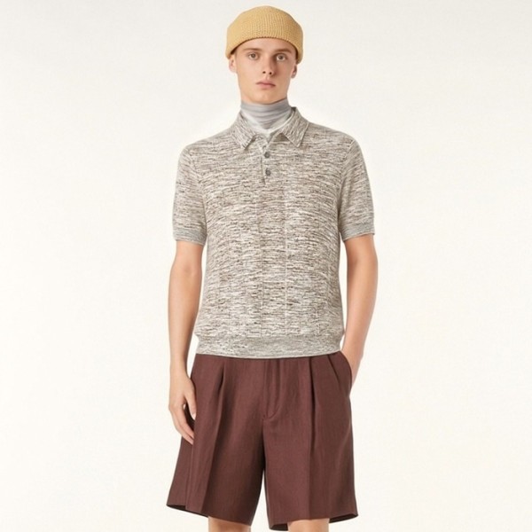 ✨로로피아나 남성 폴로 반팔티 - Loro Piana Mens Polo Tshirt - lpc12887x