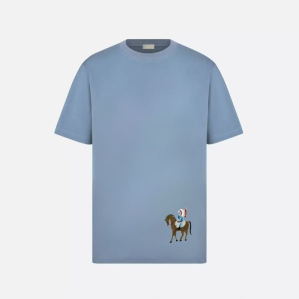 ✨디올 남성 라운드 반팔 티셔츠 - Dior Mens Round Tshirt - dic12912x