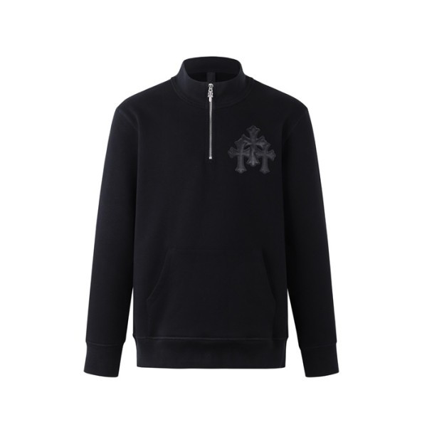 ✨크롬하츠 남성 집업 맨투맨 - Chrome Hearts Mens Zip-up Tshirt - chc12929x