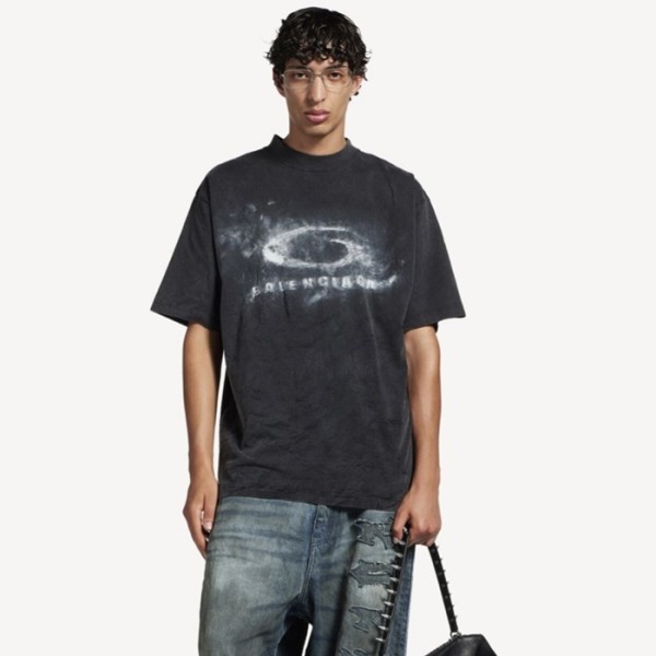 ✨발렌시아가 남성 라운드 반팔 티셔츠 - Balenciaga Mens Round Tshirt - bac12930x