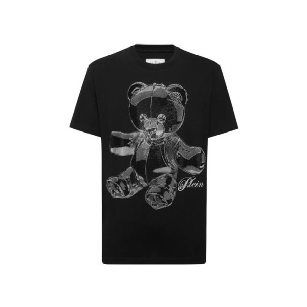 ✨필립플레인 남성 라운드 반팔티 - Philipp-plein Mens Round Tshirt - phc13024x