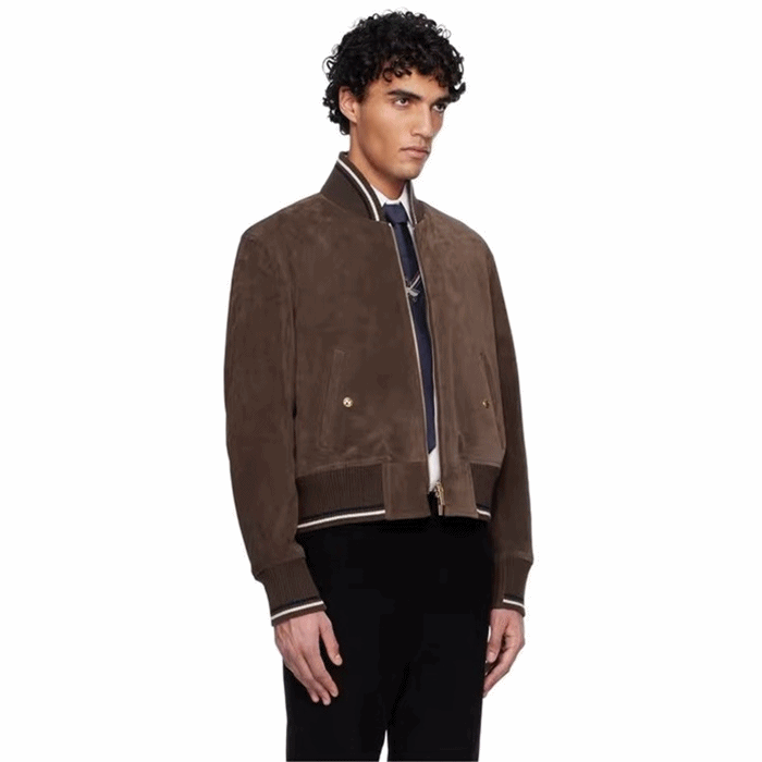 ✨톰브라운 남성 집업 자켓 - Thom Browne Mens Zip-up Jacket - thc13036x